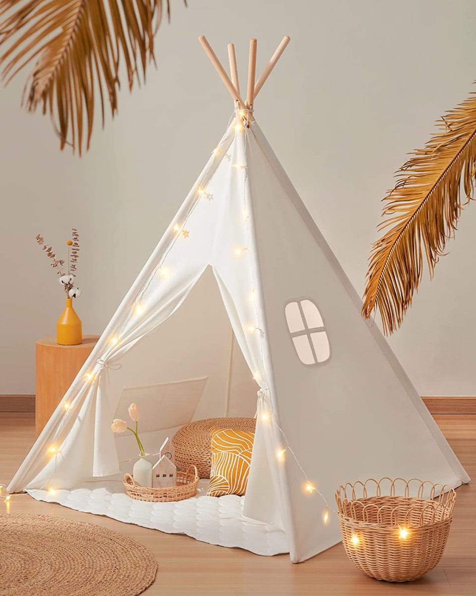 Tipi Tent - Hoogwaardig Katoen - Tipi Tent Kinderen - Speeltent - Wigwam - Tipi - Speeltent Jongens - Speeltent Meisjes