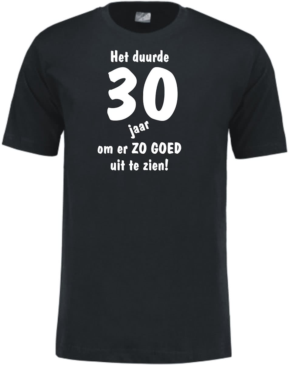 Mijncadeautje - Leeftijd T-shirt - Het duurde 30 jaar - Unisex - Zwart (maat 3XL)