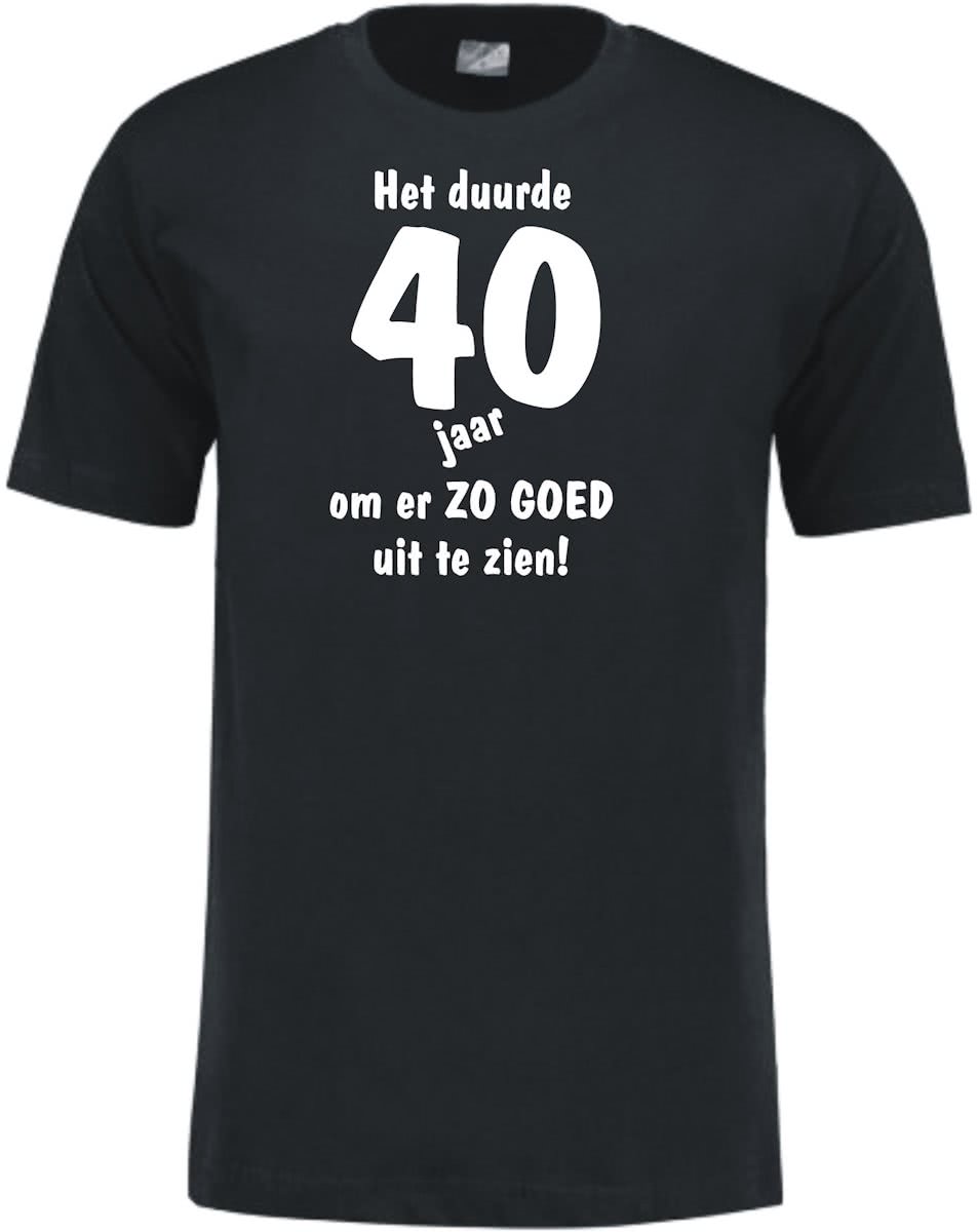 Mijncadeautje - Leeftijd T-shirt - Het duurde 40 jaar - Unisex - Zwart (maat 3XL)