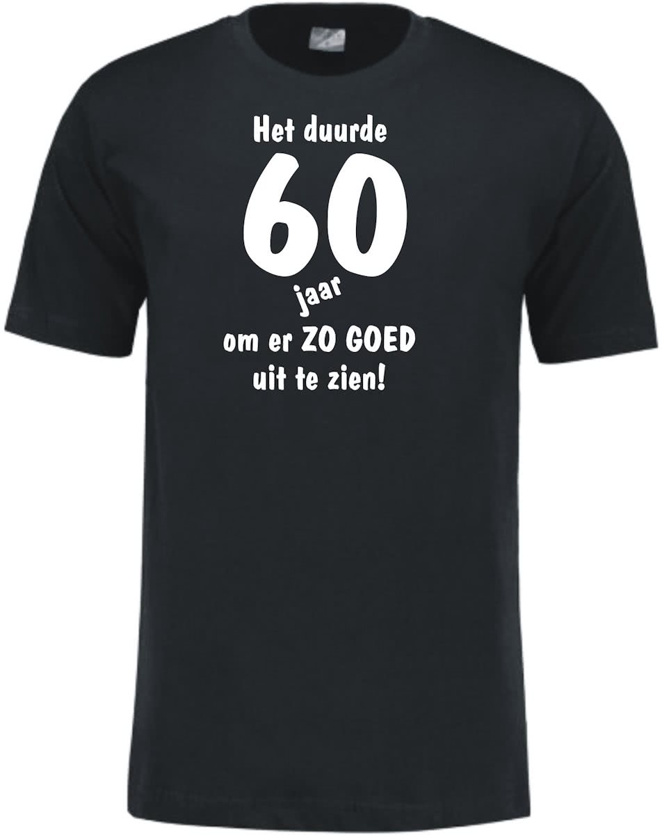 Mijncadeautje - Leeftijd T-shirt - Het duurde 60 jaar - Unisex - Zwart (maat M)