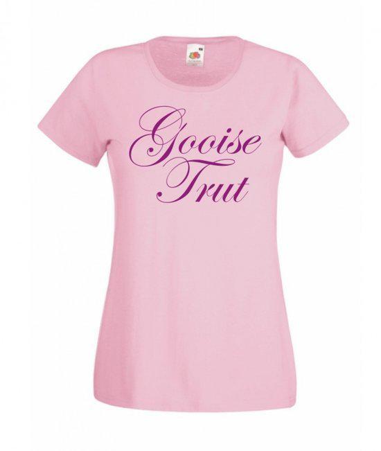 Mijncadeautje Dames T-shirt roze L Gooise Trut