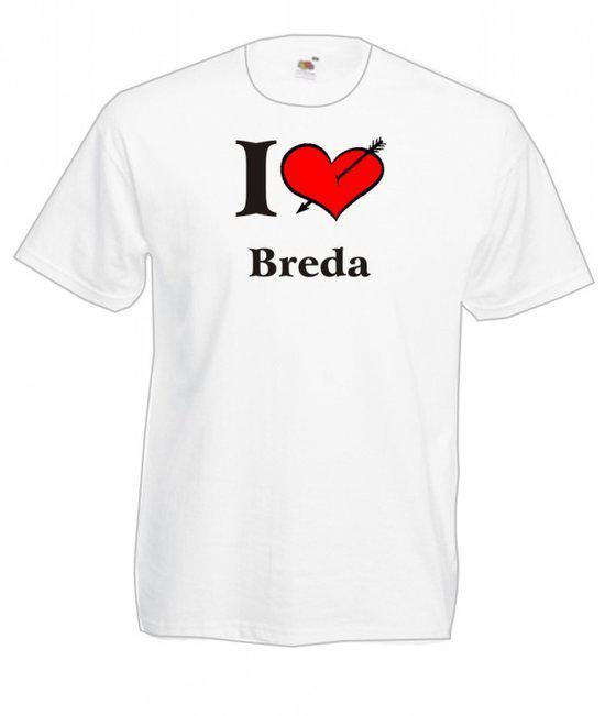 Mijncadeautje T-shirt WIT (maat L) - Breda