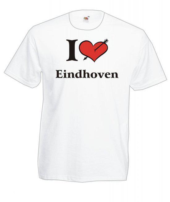 Mijncadeautje T-shirt WIT (maat L) - Eindhoven