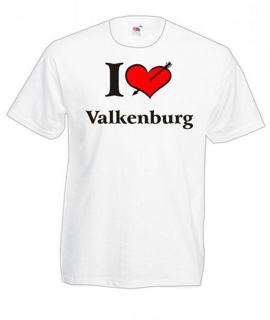 Mijncadeautje T-shirt WIT (maat L) - Valkenburg