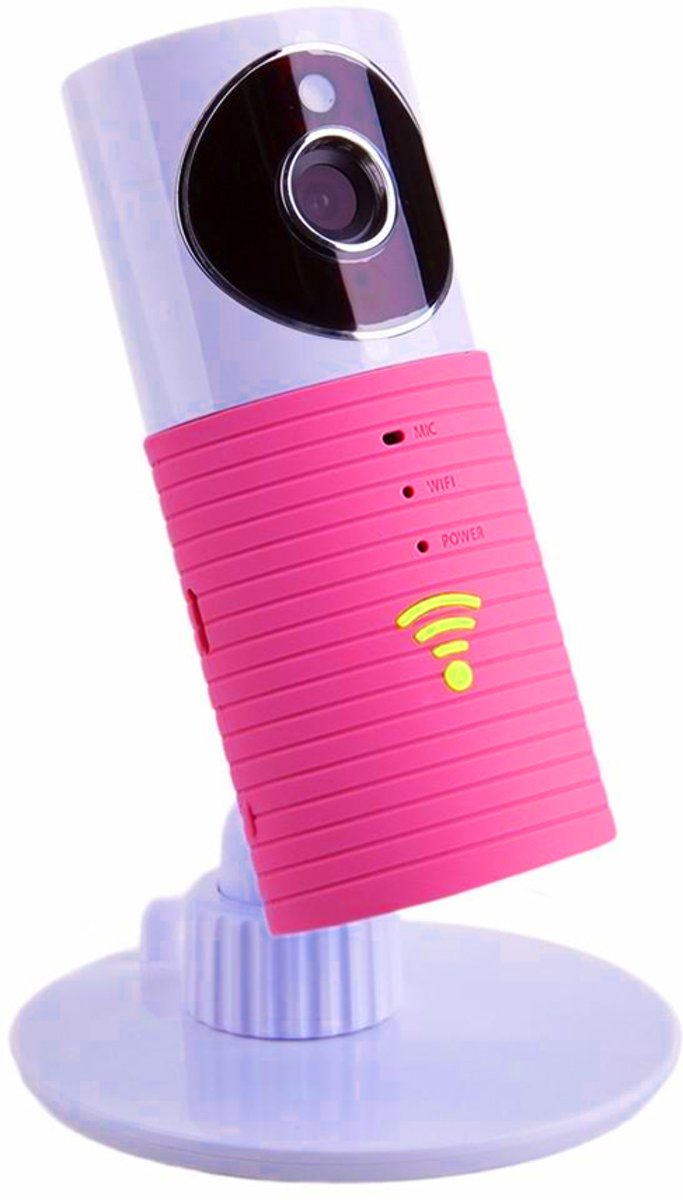 Clever Dog Smart Camera - IP Camera - Beveiligingscamera - Babyfoon - Roze