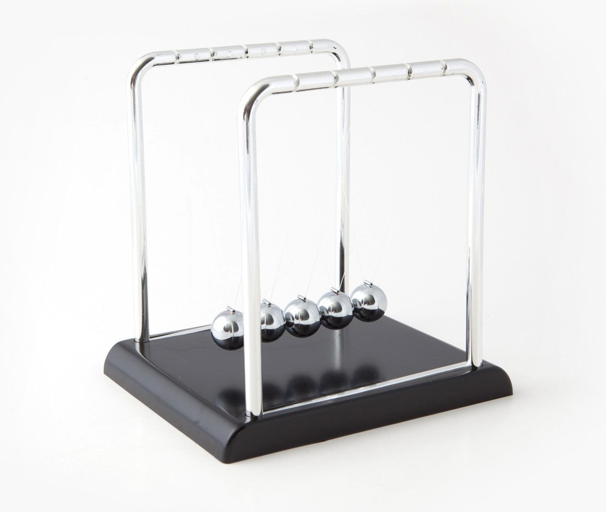   - Newtons Cradle - Zwart/Zilver