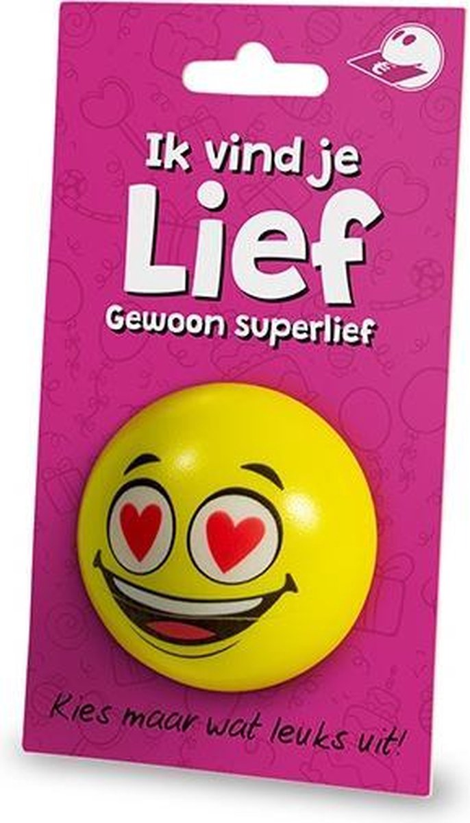 Cadeaukaart + Stressbal  Lief