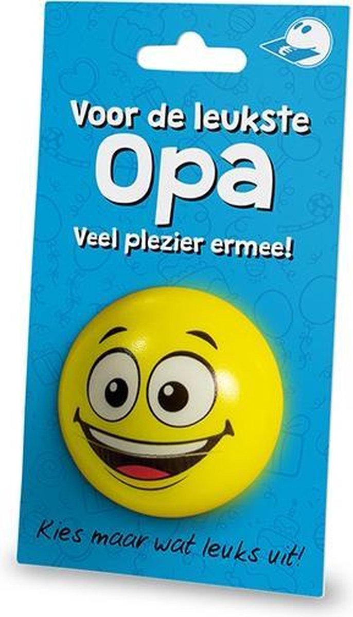 Cadeaukaart + Stressbal  Opa