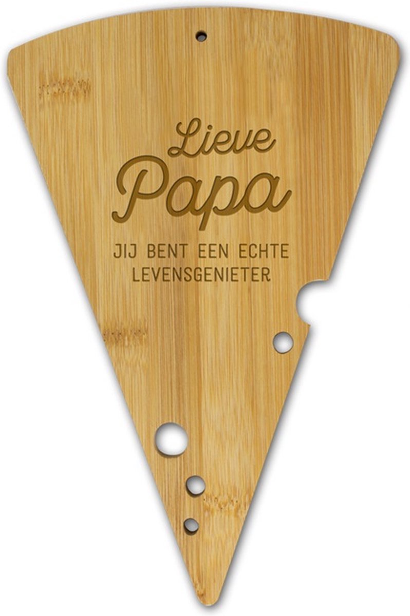 Kaasplank - Lieve papa, jij bent een echte levensgenieter