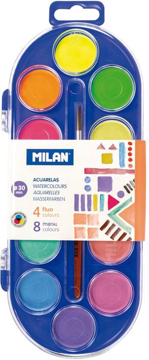   0531512 watergedragen verf Multi Kleurenpalet 12 stuk(s)