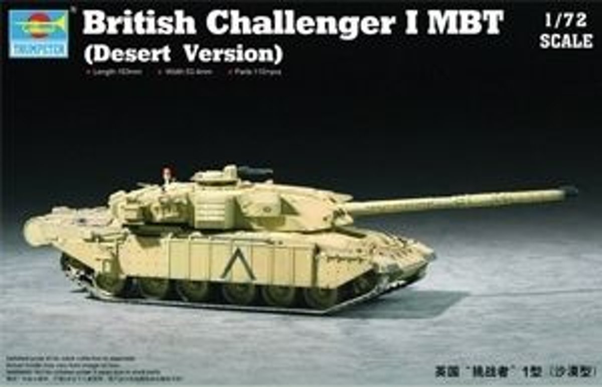 Military British Challenger I MBT Desert Version