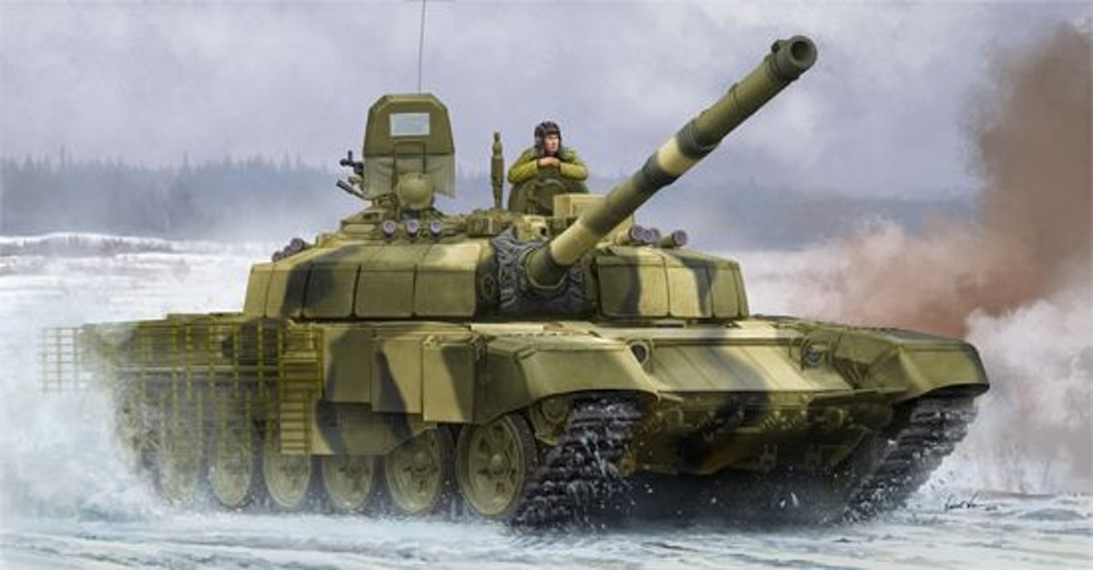 Military Russian T-72B2 MBT Rogatka