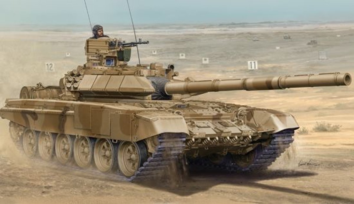 Military Russian T-90 SA MBT