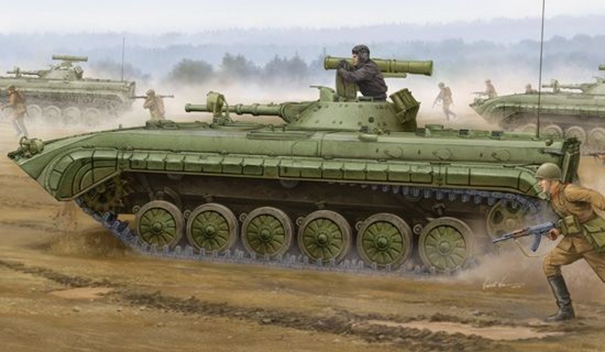 Military Soviet BMP-1P IFV