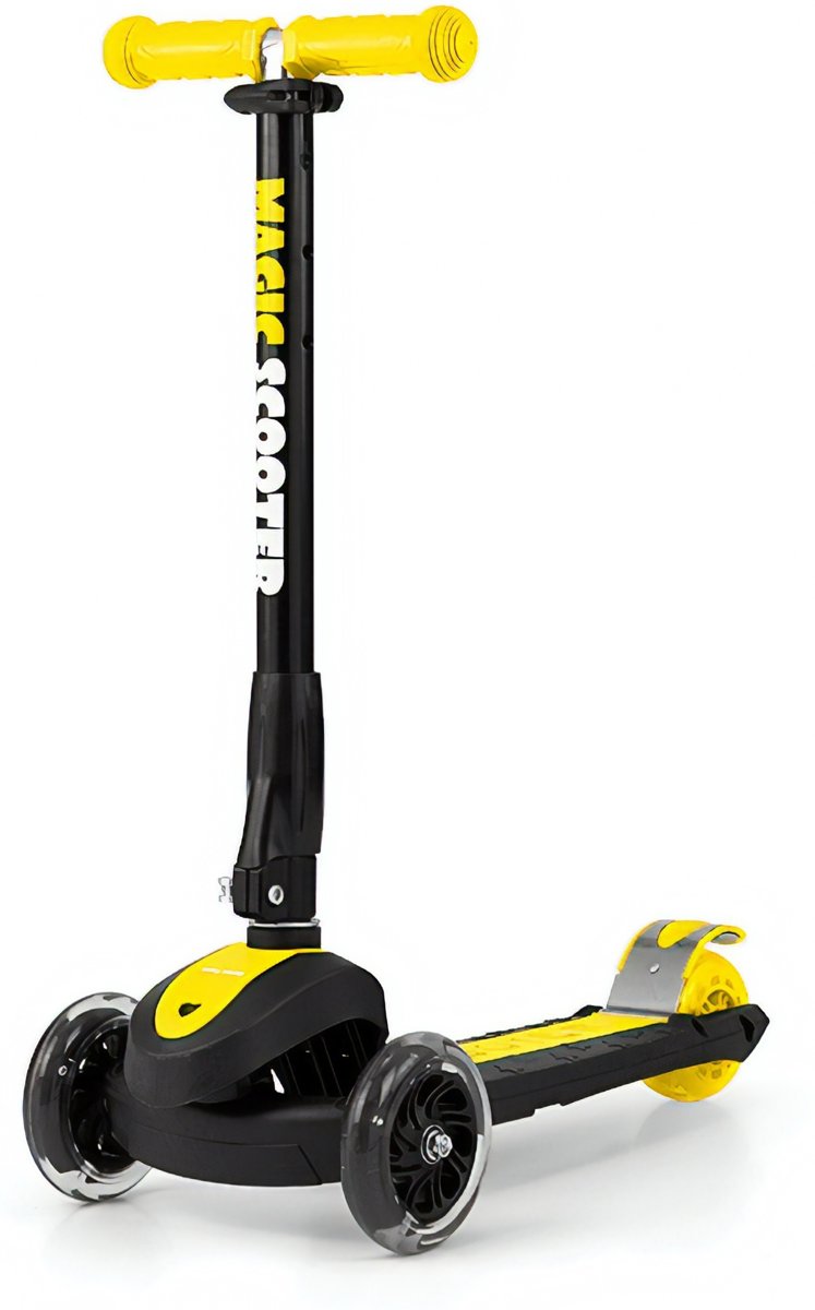 Milly Mally Kinderstep Magic Scooter Junior Zwart/geel