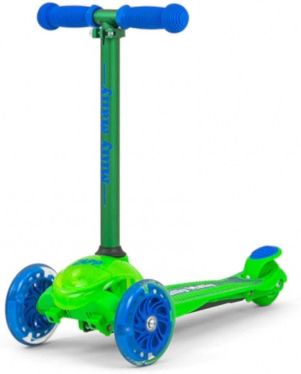 Milly Mally Kinderstep Zapp Scooter Junior Groen/blauw