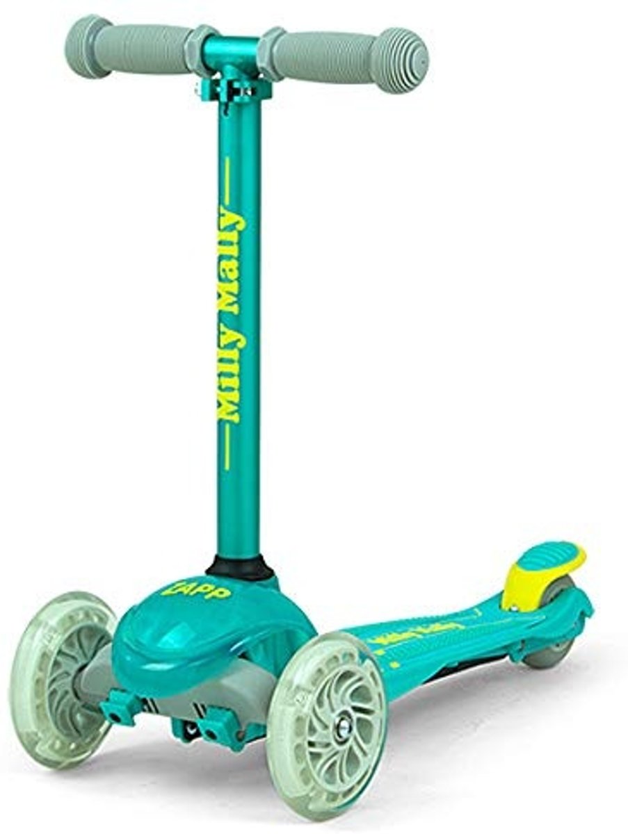 Milly Mally Kinderstep Zapp Scooter Mint Junior Groen/geel