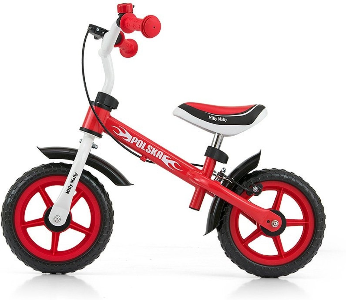 Milly Mally Loopfiets Dragon - Loopfiets - Jongens en meisjes - Rood