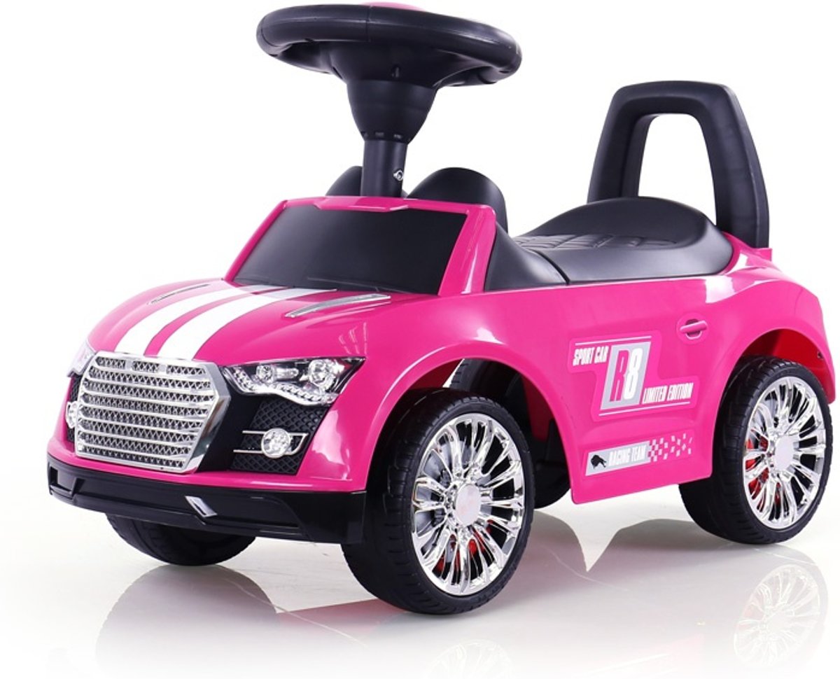 Milly Mally Loopfiets Raceauto Junior Roze