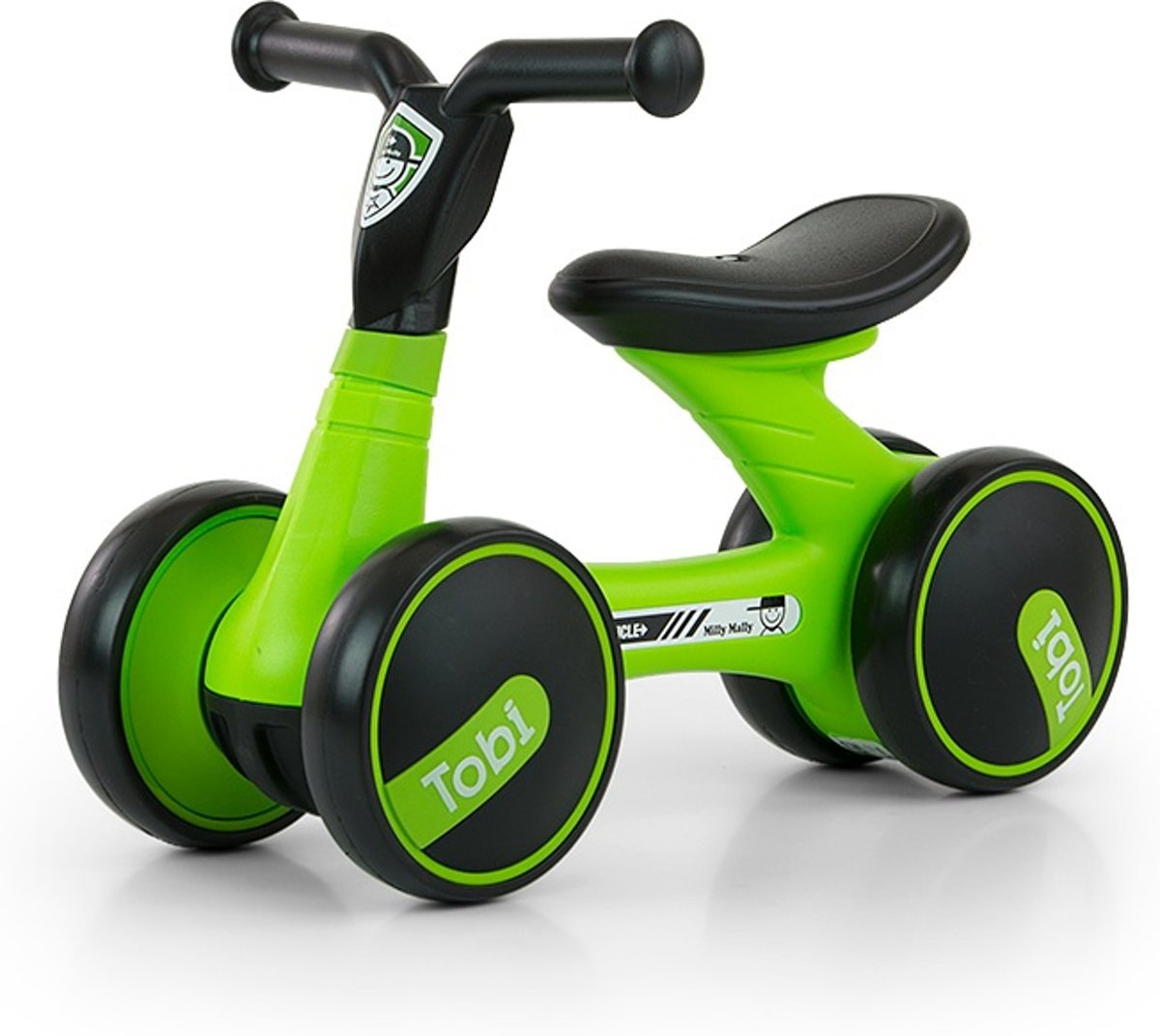 Milly Mally Loopfiets Tobi - Loopfiets - Jongens en meisjes - Groen