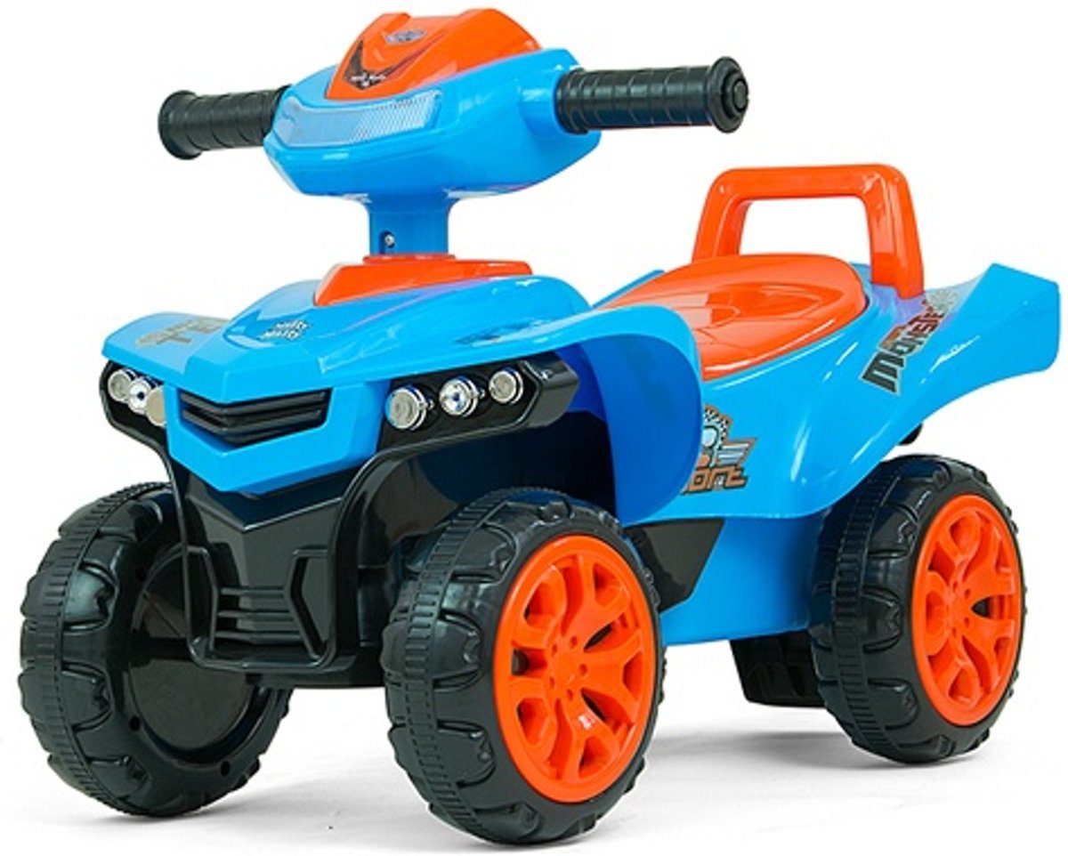 Milly Mally Loopwagen Ride On Monster Junior Blauw