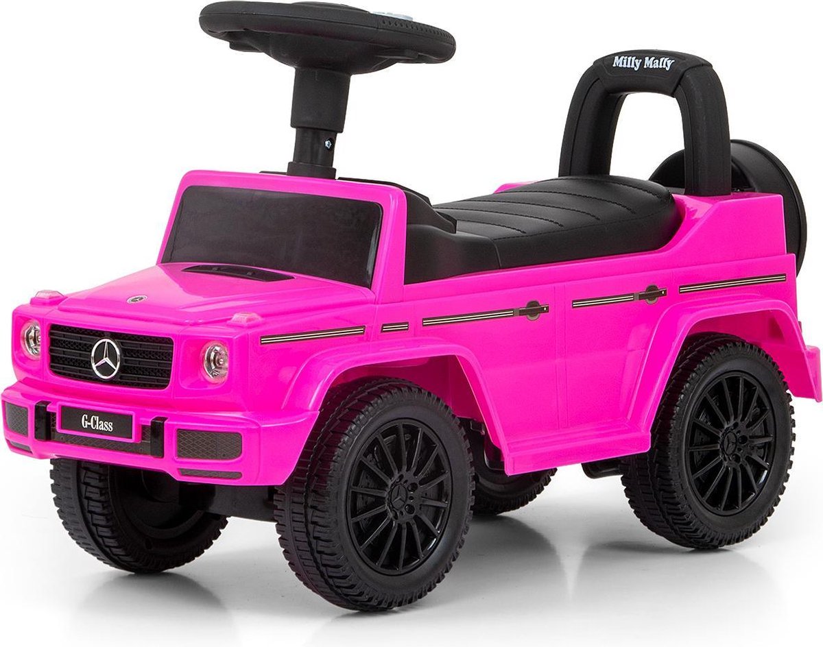 Milly Mally Voertuig Mercedes G350d Junior 69 Cm Staal Roze