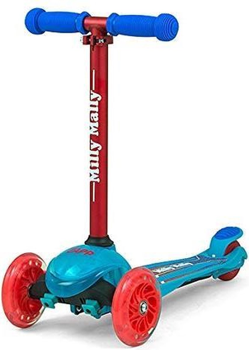 kinderstep Zapp Scooter Coral junior blauw/rood