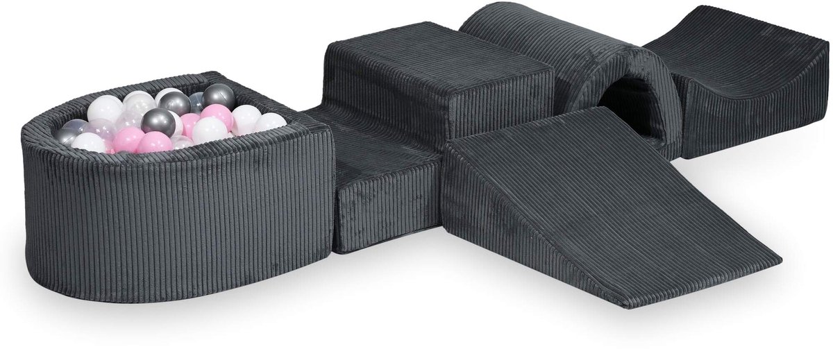 Foam speelset met brug en met microballenbad Corduroy