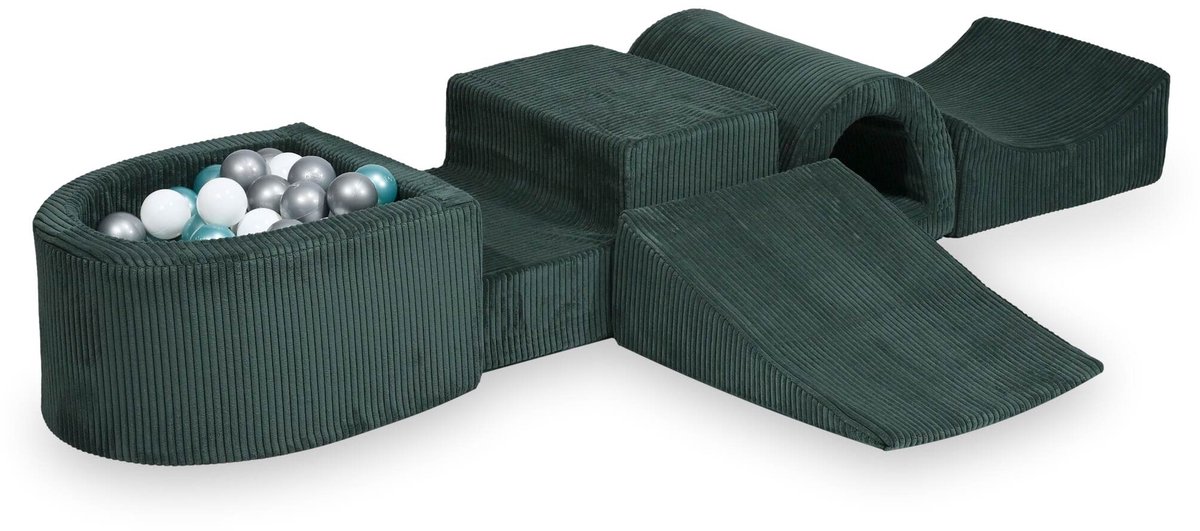 Foam speelset met brug en met microballenbad Corduroy