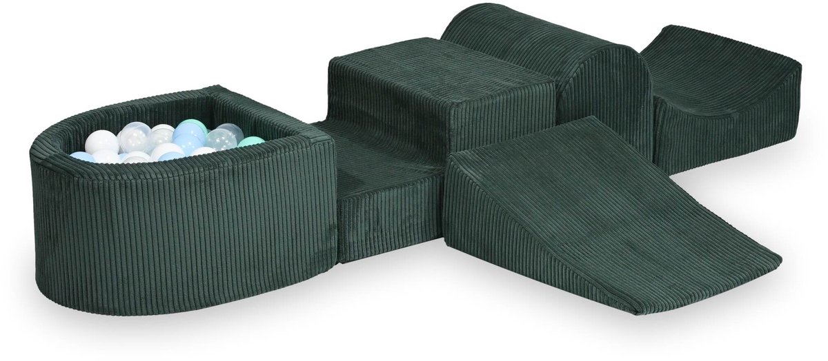 Foam speelset met heuvel en met microballenbad Corduroy
