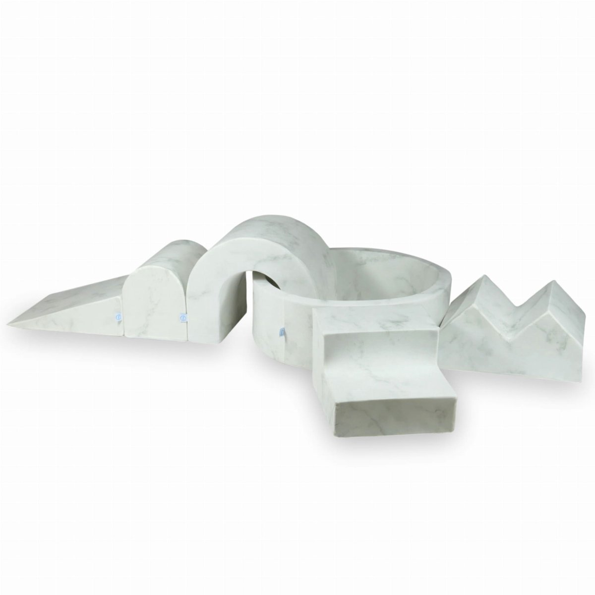 Foam speelset met rond ballenbad + 5 elementen