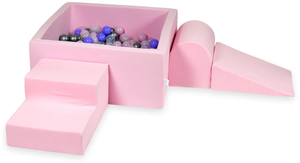 Foam speelset met vierkante ballenbad