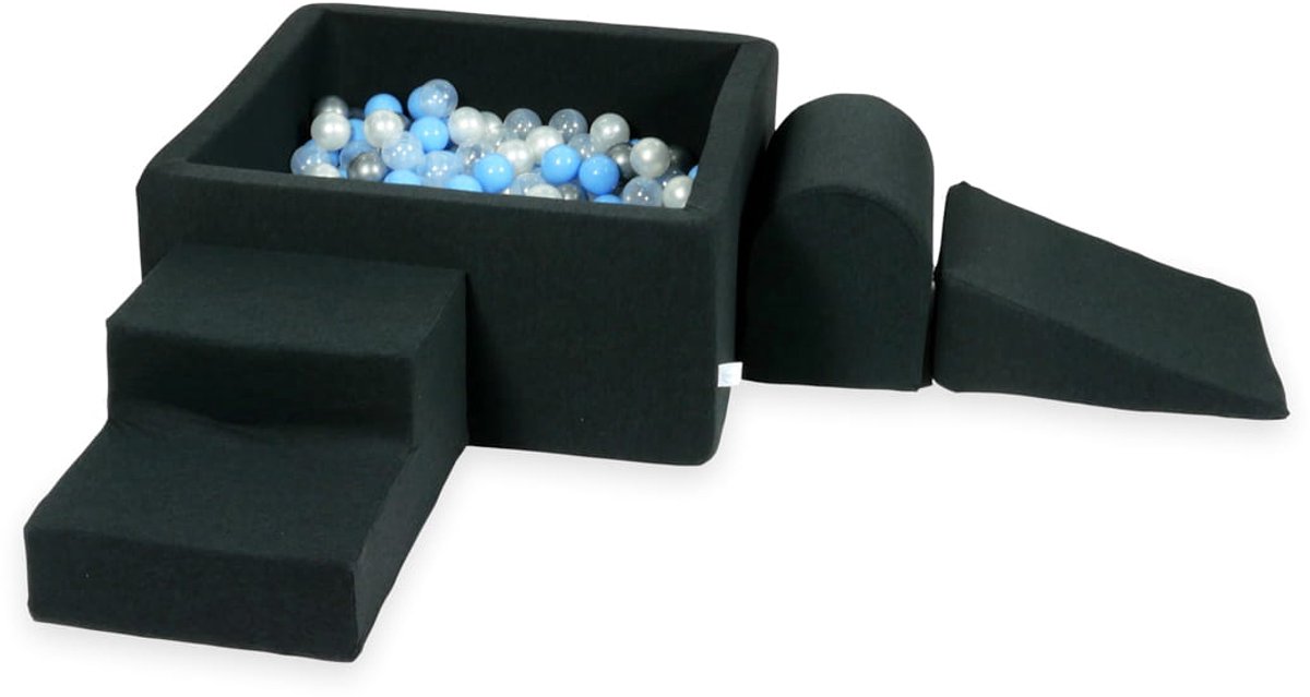 Foam speelset met vierkante ballenbad