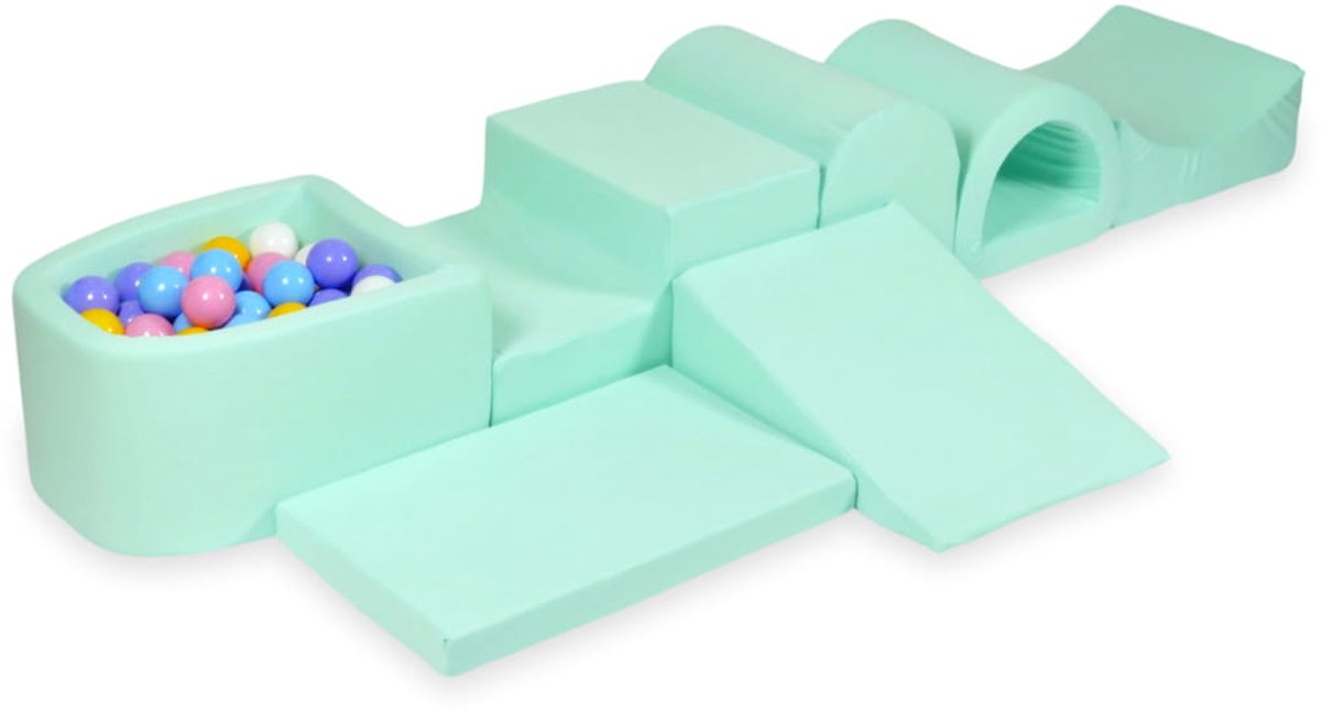 Grootste schuimspeelset met microballenbad