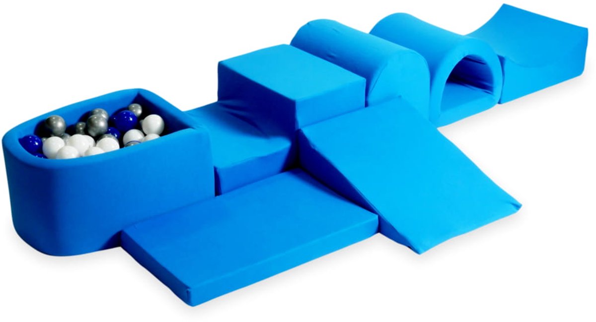 Grootste schuimspeelset met microballenbad