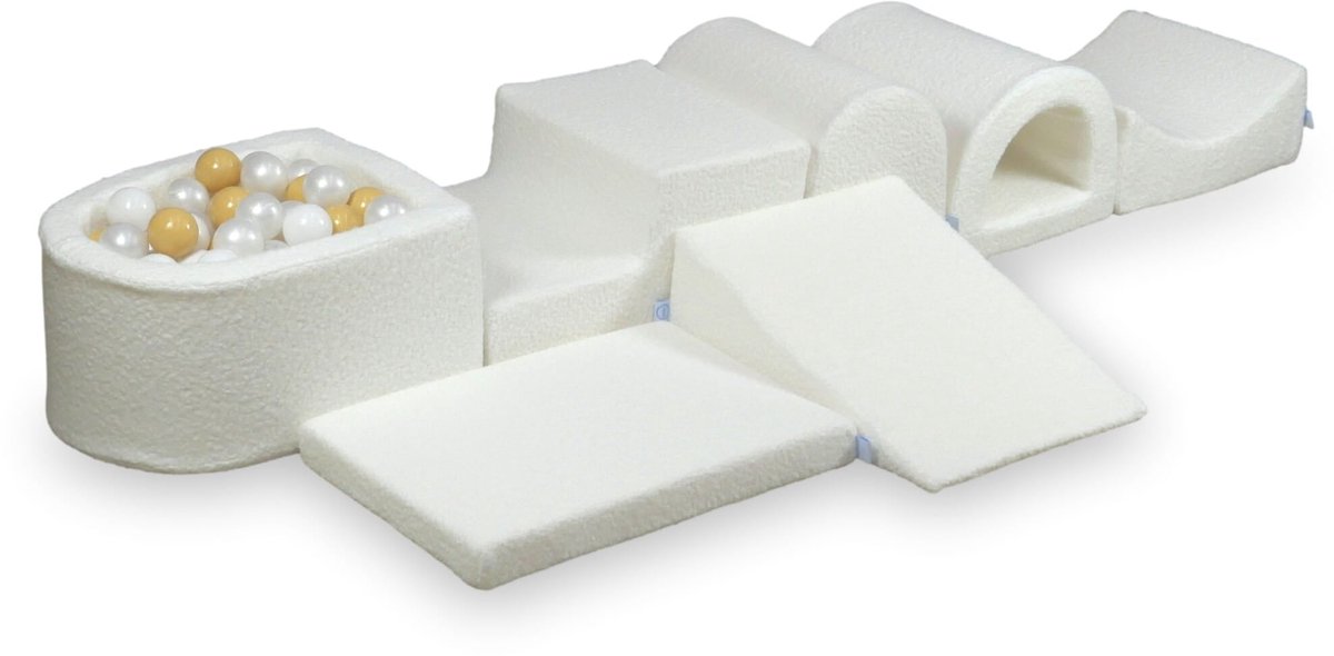 Grootste schuimspeelset met microballenbad