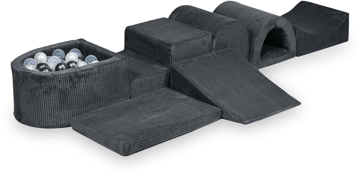 Grootste schuimspeelset met microballenbad Corduroy