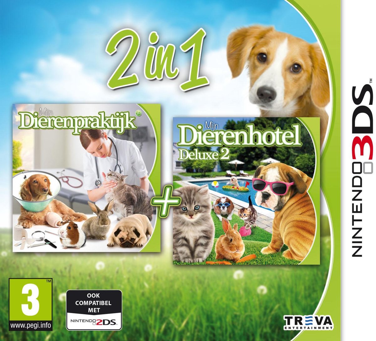 Mijn Dierenpraktijk + Mijn Dierenhotel Deluxe 2  3DS