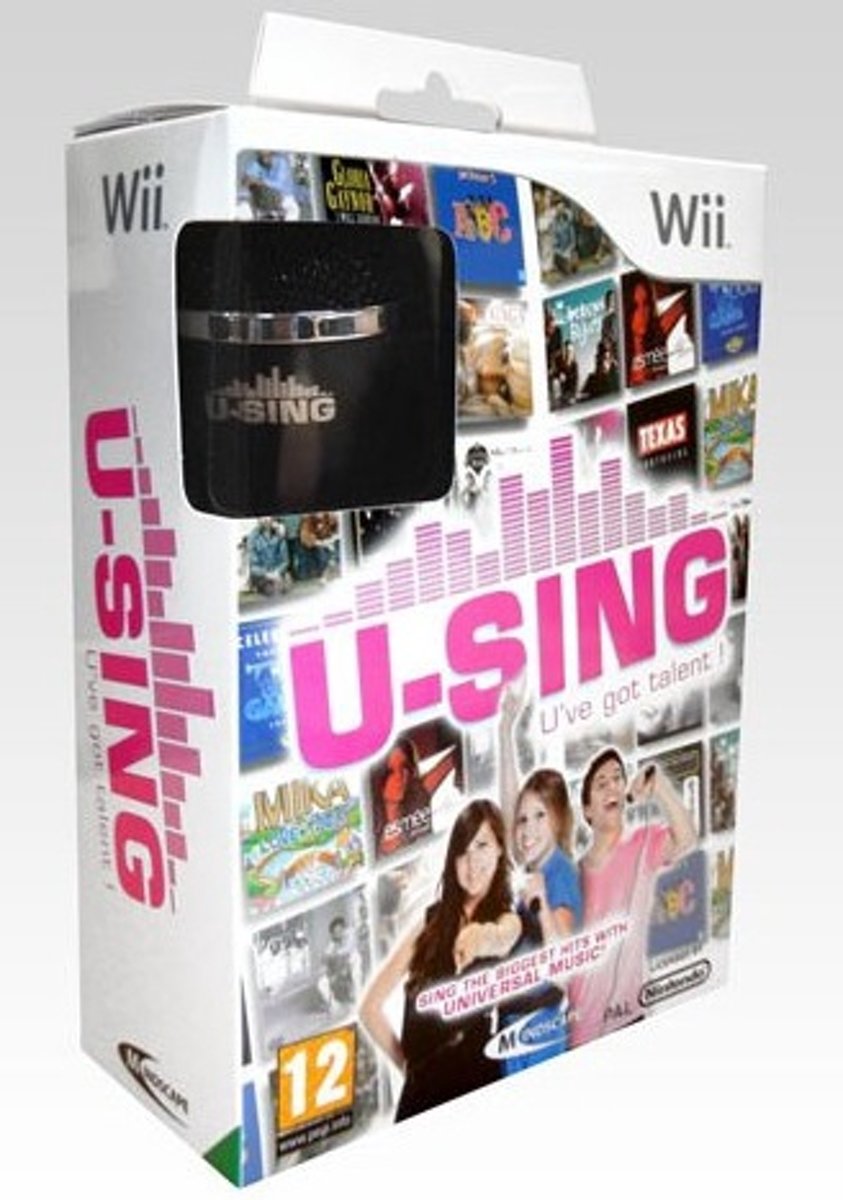 U-Sing 2 With 2 Microphones /Wii