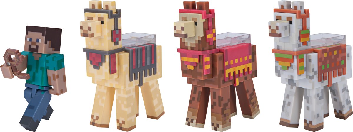 MINECRAFT Steve with Lama Caravan Pack