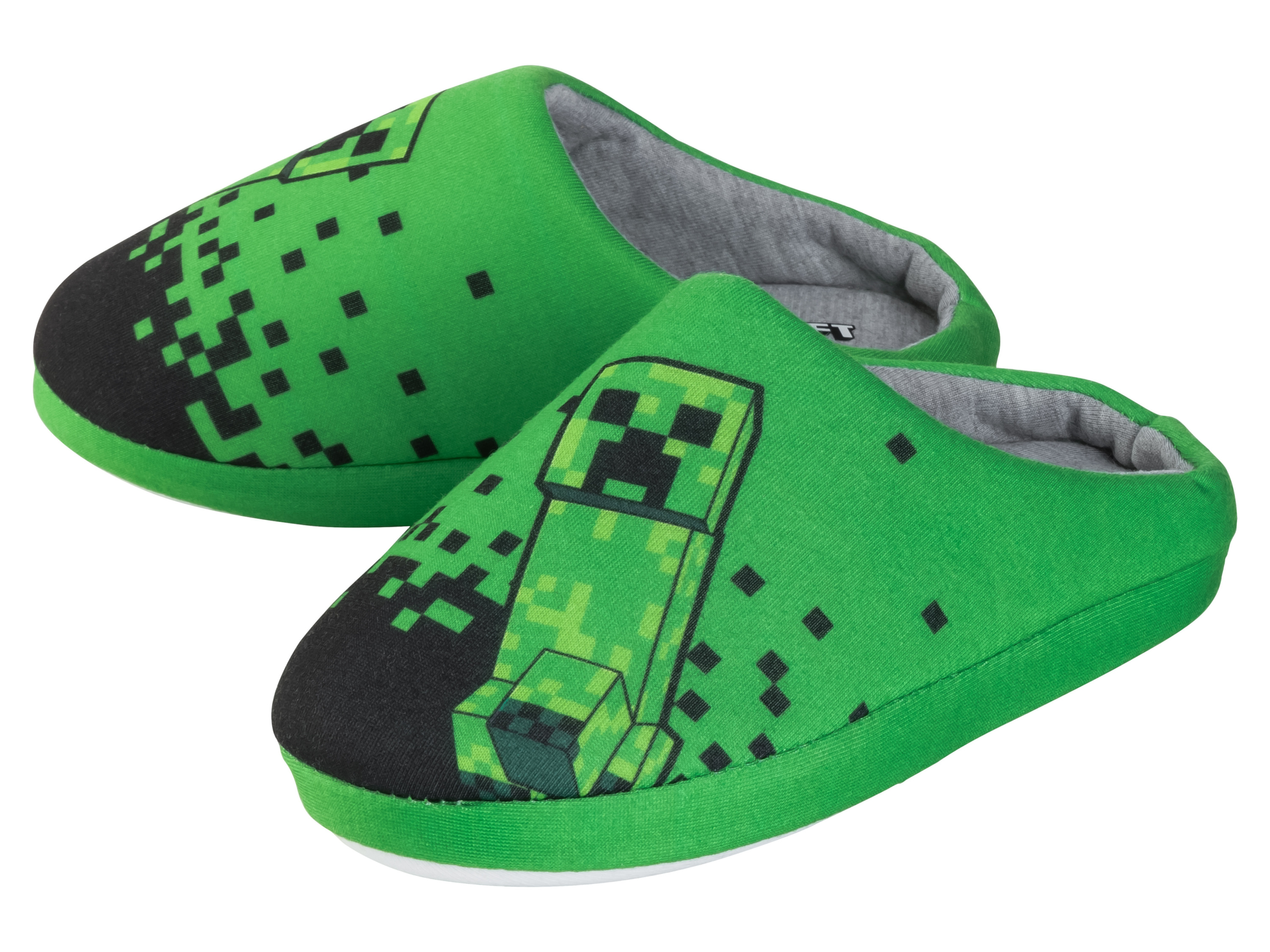 Minecraft Kinder pantoffels (30/31, Groen)