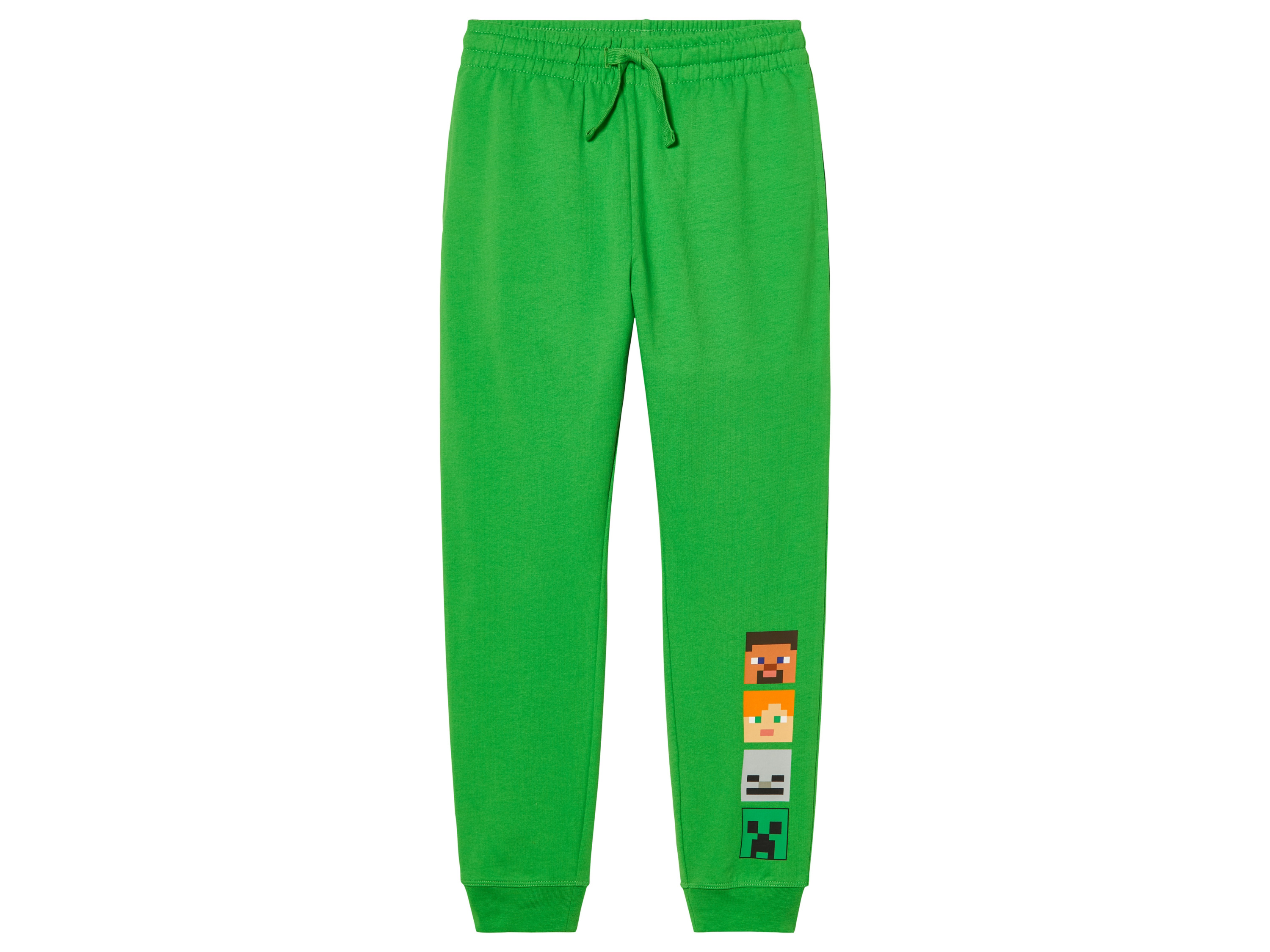 Minecraft Kinderen joggingbroek (110/116, Groen)