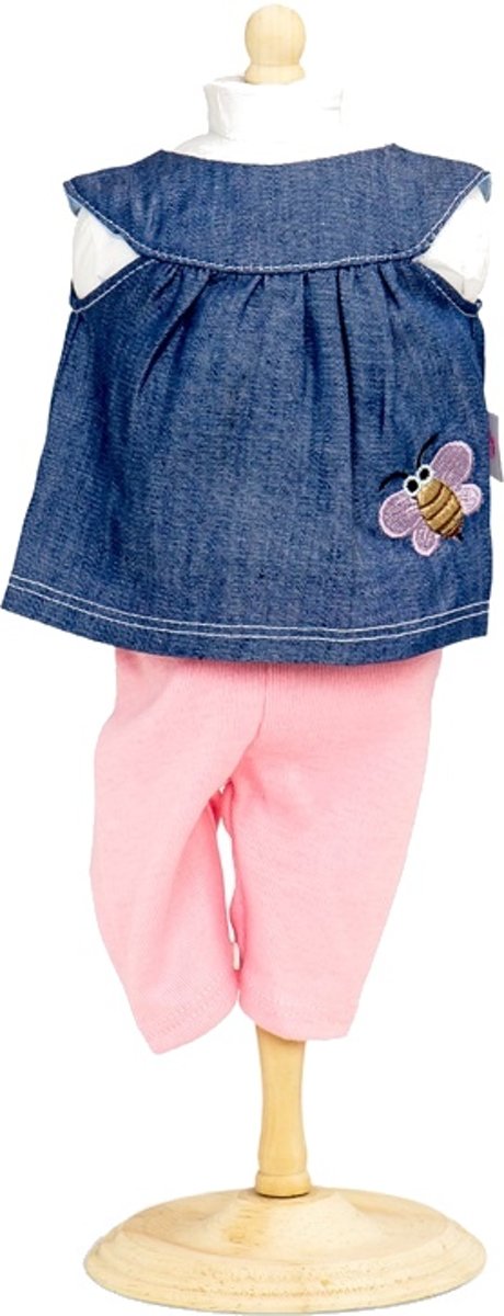 Mini Mommy Denim Tuniek Met Legging 38-41 Cm 2-delig