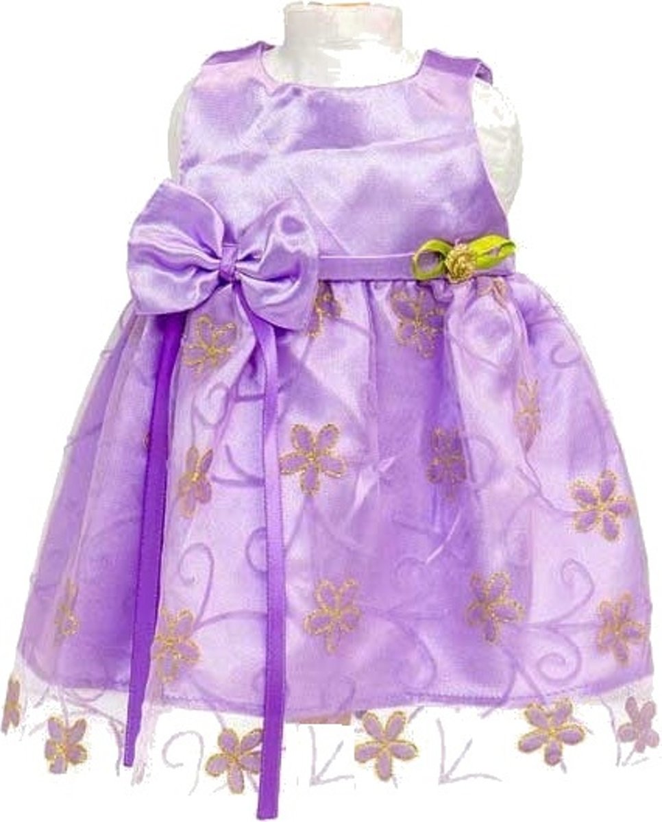 Mini Mommy Feestjurk 42-46 Cm Paars