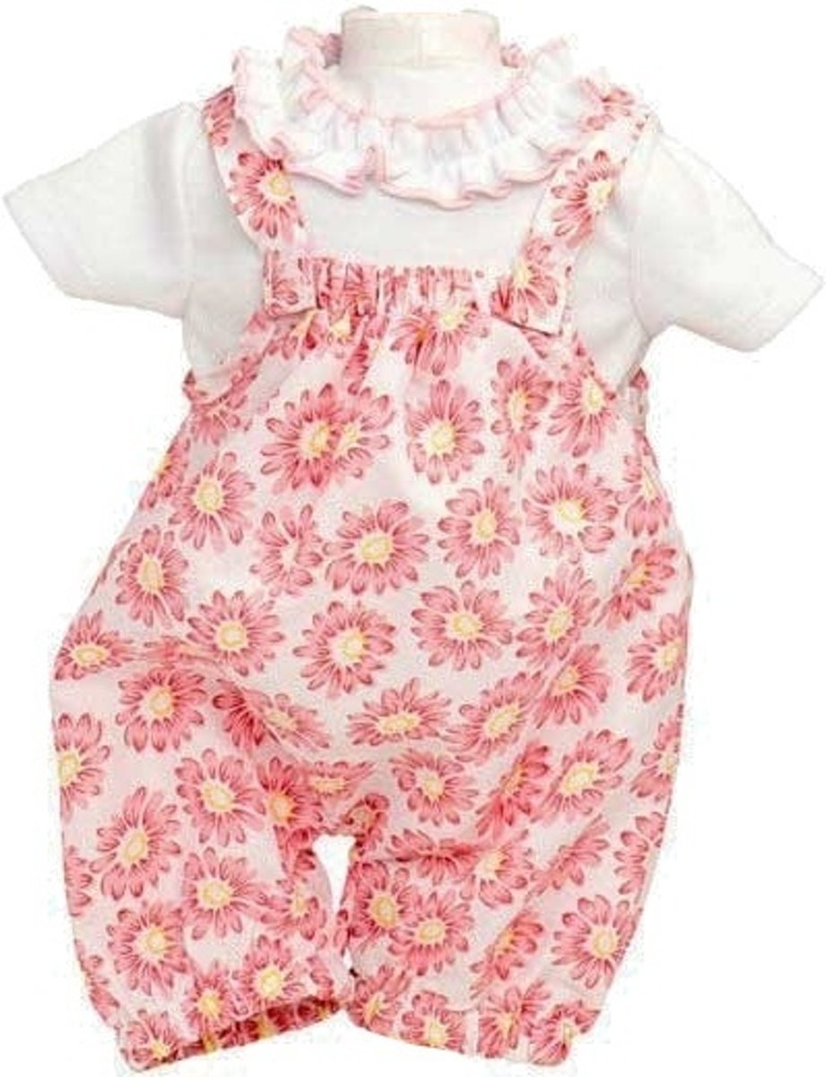   Jumpsuit Bloemen Roze 47-53 Cm