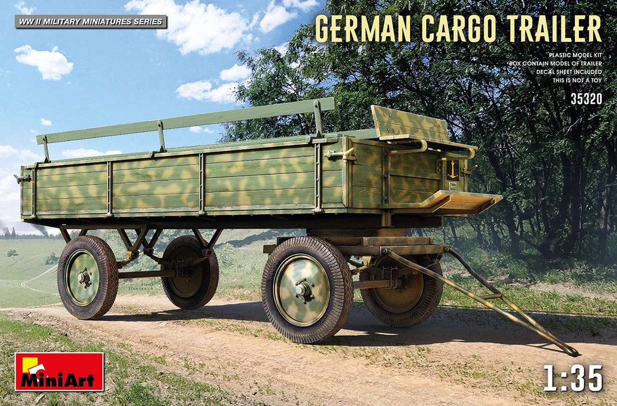 1:35 MiniArt 35320 German Cargo Trailer Plastic kit