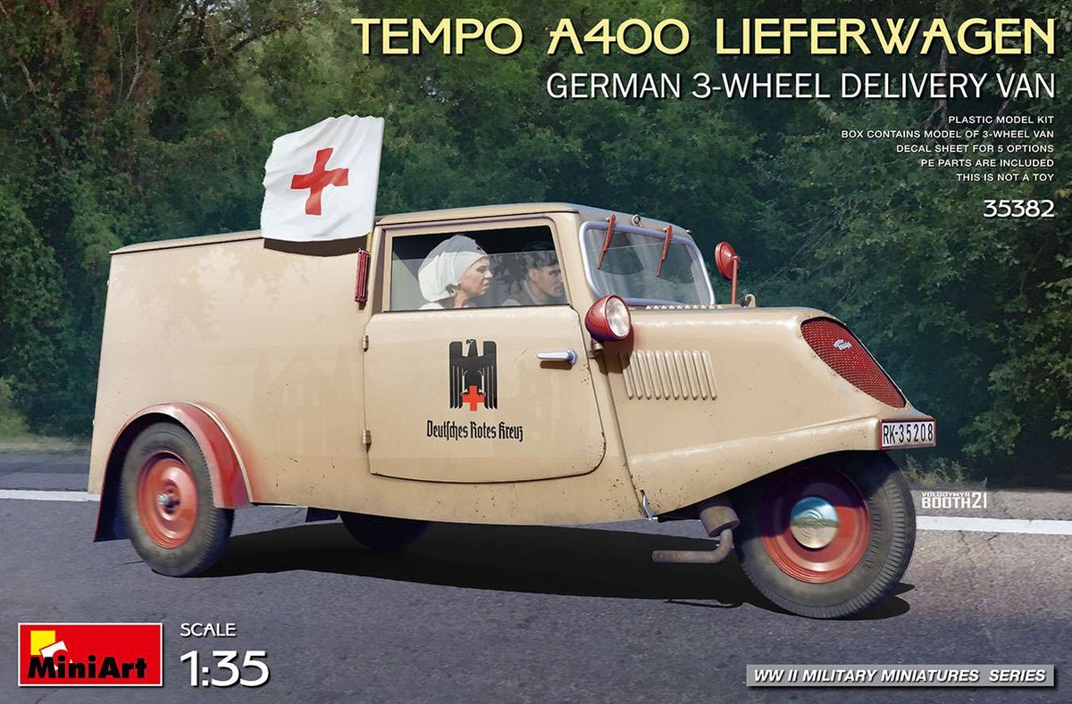 1:35 MiniArt 35382 German Tempo A400 Lieferwagen Plastic kit