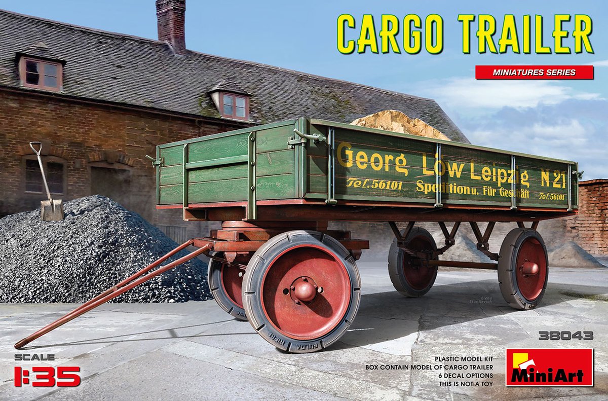 1:35 MiniArt 38043 German Cargo Trailer Plastic kit