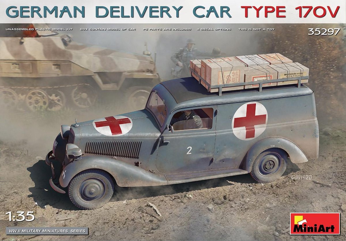 1:35 Miniart 35297 German Delivery Car Type 170V