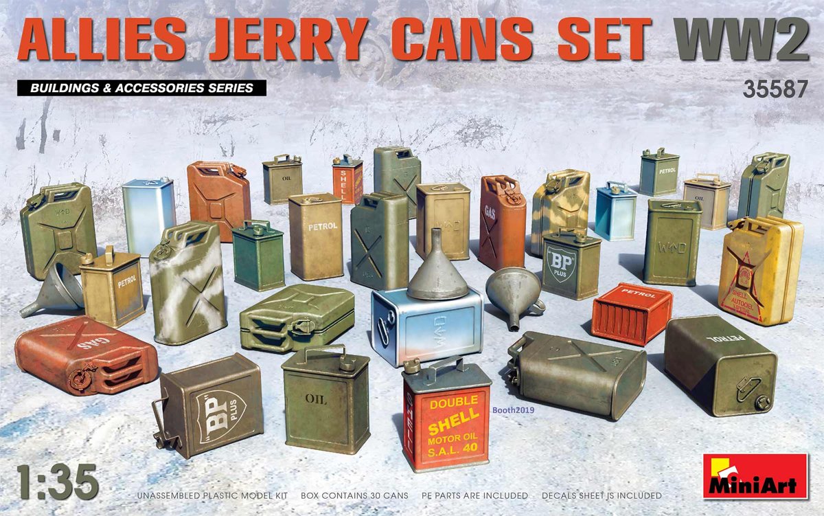 ALLIES JERRY CANS SET WWII